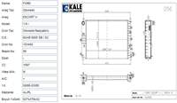 KALE RADYATOR  94AT8005AL /0210172 92AB8005SB