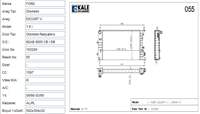 KALE RADYATOR 0207162AL /T103252 93AT8005AA
