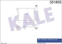 KALE RADYATOR 1301SQ / 1301SR / 1301SW / 1301TA / 1301SQ
