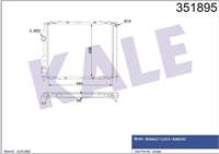 KALE RADYATOR 7700430143 / 7700430648 / 770149988 7700430143