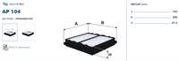 FILTRON 17220-P1K-E00 17220-P1K-E00