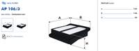 FILTRON 17220-PWA-J10 17220-PWA-J10