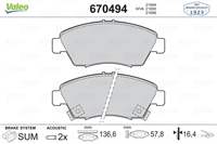 VALEO 06450S5AE50/06450S5AG00/45022S04V10 45022S04V10