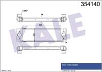 KALE RADYATOR 8C169L440CA/1822177 8C169L440CA