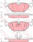 TRW GDB1265 34216761281