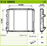 VALEO 732474 7700417175