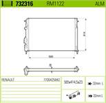 VALEO 732316 7702258285