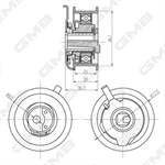 GMB 95VW6K254DA