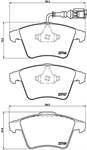 BREMBO 7H0698151A