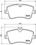 BREMBO A0034202520 A0034204520 A0034205920 A0034209520 A0054206220