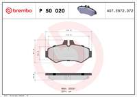 BREMBO 2D0698451B A0084204420 A0084206220 A0084204320 A0044202520