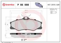 BREMBO 251698151C