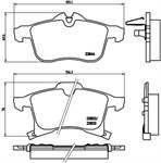 BREMBO 1605080 1605992