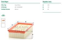 MANN C24852 165469040R