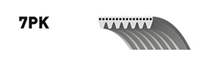 GATES 7PK2843 6C1Q 6C301 HB