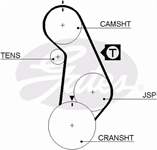 GATES 5424XS 026109119B