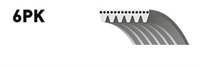 GATES 6PK1623
