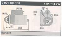 BOSCH 0001108180 7700113207