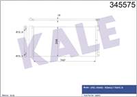 KALE RADYATOR 4422250 / 4422251 / 93868375 921008178R