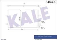 KALE RADYATOR 6C1119710AA / 6C1119710AB 6C1119710AC