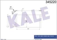 KALE RADYATOR 1684204 / 1769313 / AV61-19710-AA AV6119710AB