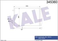 KALE RADYATOR 9S5119710AA / 1551184 / 51786211