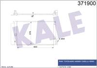 KALE RADYATOR 164000D400 / 164000D410 / 164002216 164000D400