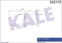 KALE RADYATOR 16400-0D030 / 16400-0D040 / 16400-0 16400-0D030