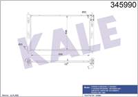 KALE RADYATOR 1330T2 / 1330V6 / 1350A297 1330T2