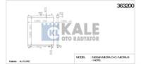 KALE RADYATOR 21460-AX800 / 21460BH50A 21460AX800