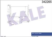 KALE RADYATOR 7075124 / 7685063 / 7732211 7075124
