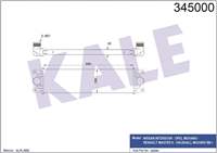 KALE RADYATOR 4500847 / 9161147 / 7701043695 / 21