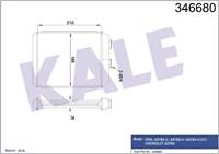 KALE RADYATOR 1618134 / 1618312 / 9117117 1618134 1618312
