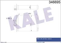 KALE RADYATOR 1618049 / 1618110 / 5045836 / 90512