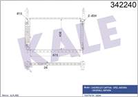 KALE RADYATOR 4803040 / 4803041 / 4817486 20777046