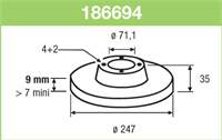VALEO 186694 4246W9